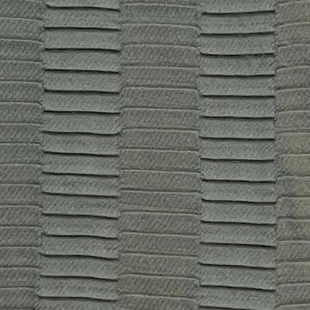 WEST ELM Blanket Throw‎ Pleated Textured Gray 40x50 Urban Minimalist Decor